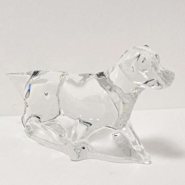 Baccarat Crystal Labrador Retriever Dog 3