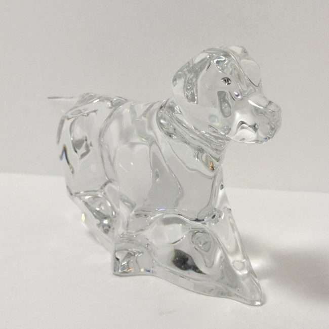 Baccarat Crystal Labrador Retriever Dog