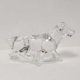 Baccarat Crystal Labrador Retriever Dog Side 2
