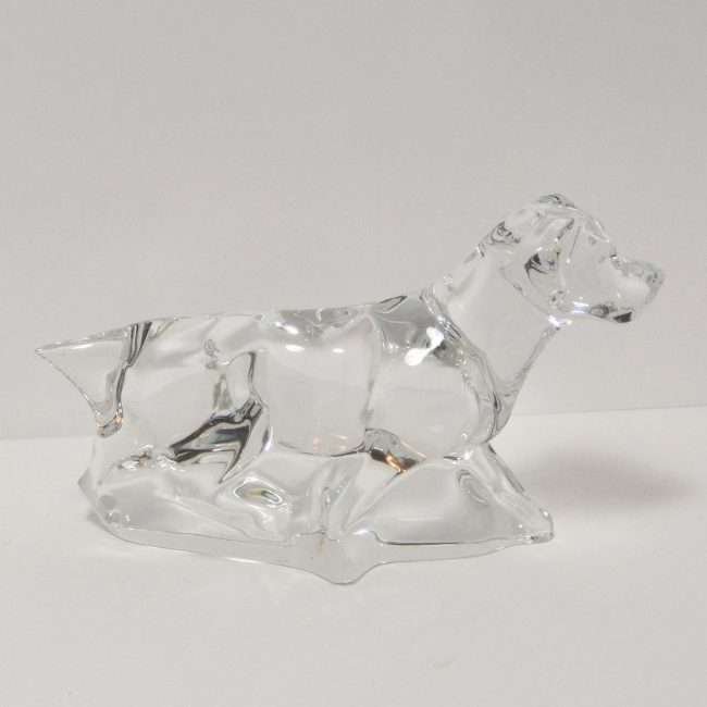Baccarat Crystal Labrador Retriever Dog Side 2