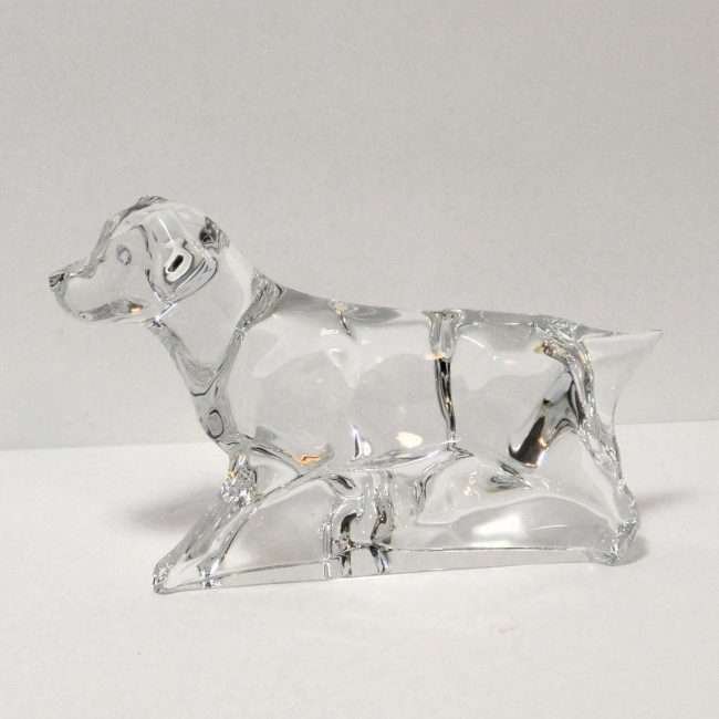 Baccarat Crystal Labrador Retriever Dog side1