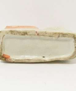 Antique Staffordshire Spaniel Dog and Puppy bottom