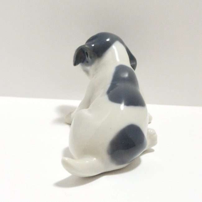 Royal Copenhagen Porcelain Pointer Puppy Dog back