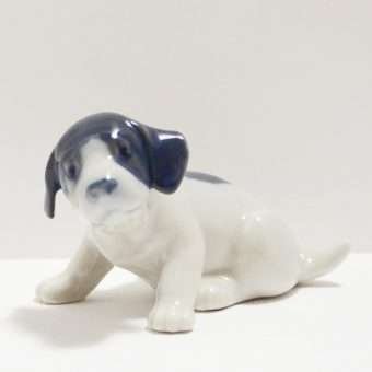 Royal Copenhagen Porcelain Pointer Puppy Dog