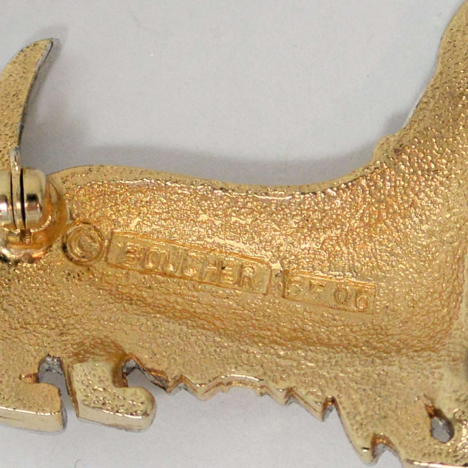 Vintage Boucher Scottish Terrier Dog Rhinestone Pin #3 - A Dogs Tale Collectibles