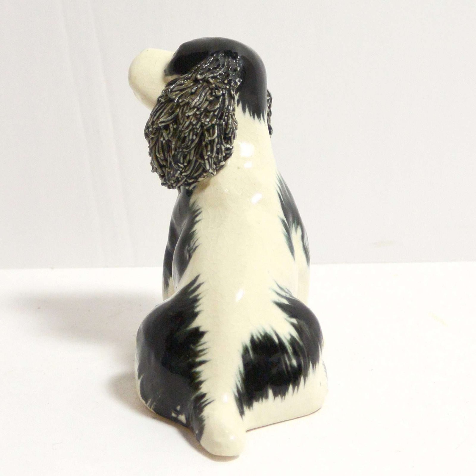 Vintage California Pottery Springer Spaniel Dog Figurine #3 - A Dogs Tale Collectibles