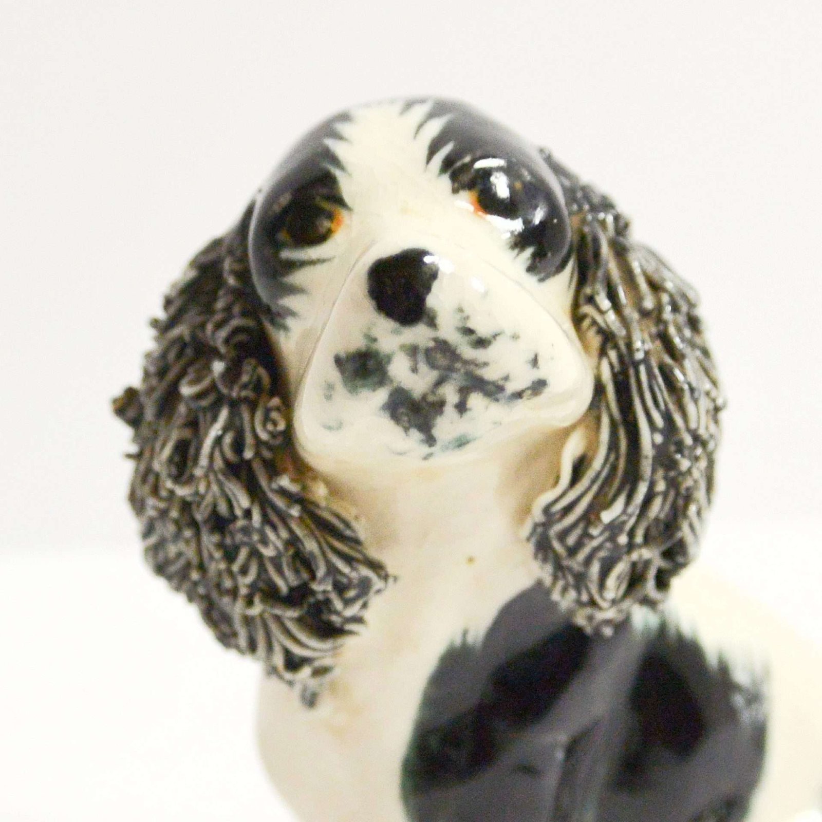 Vintage California Pottery Springer Spaniel Dog Figurine CRM-2781