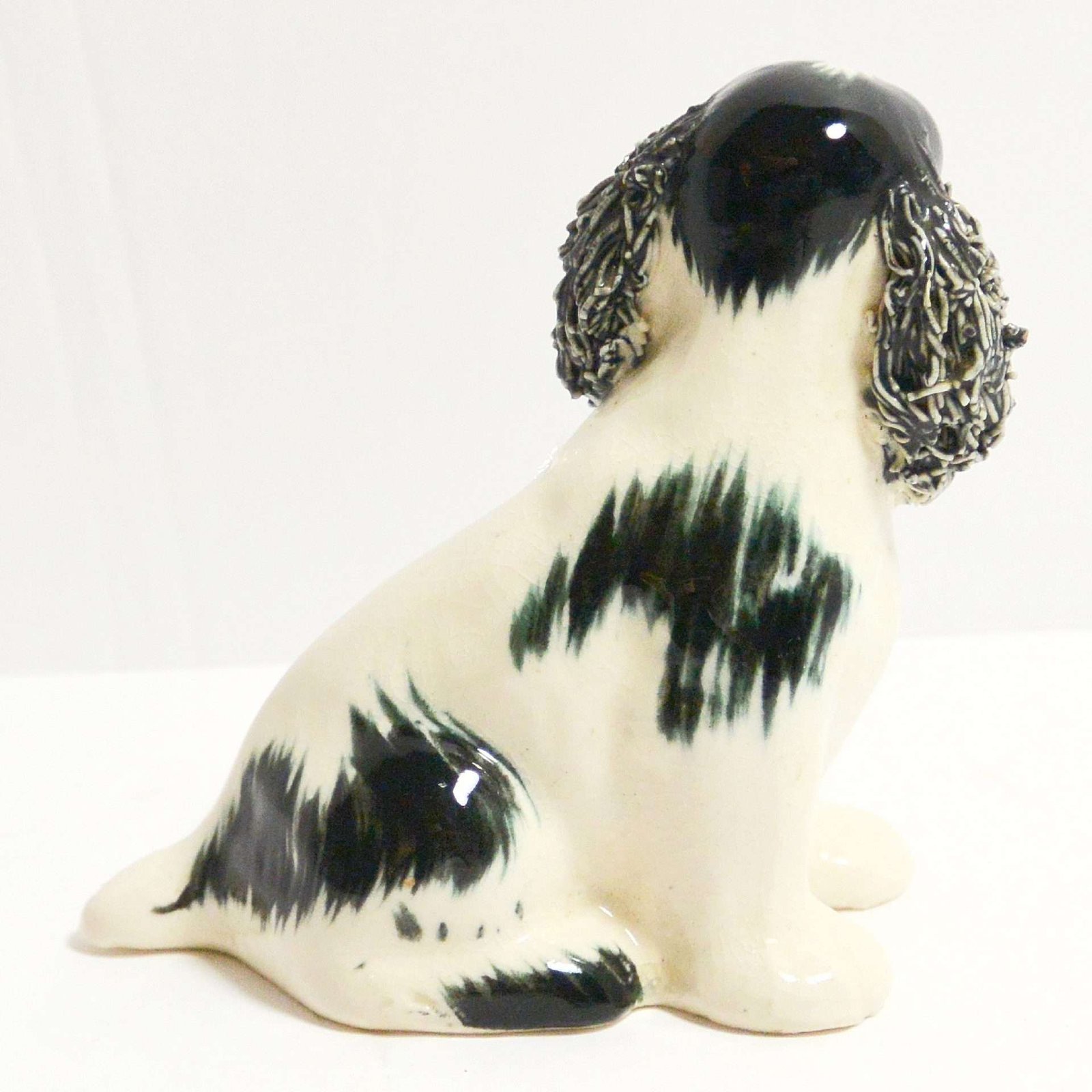 Vintage California Pottery Springer Spaniel Dog Figurine #5 - A Dogs Tale Collectibles