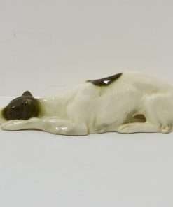 Vintage Borzoi Porcelain Figurine side1