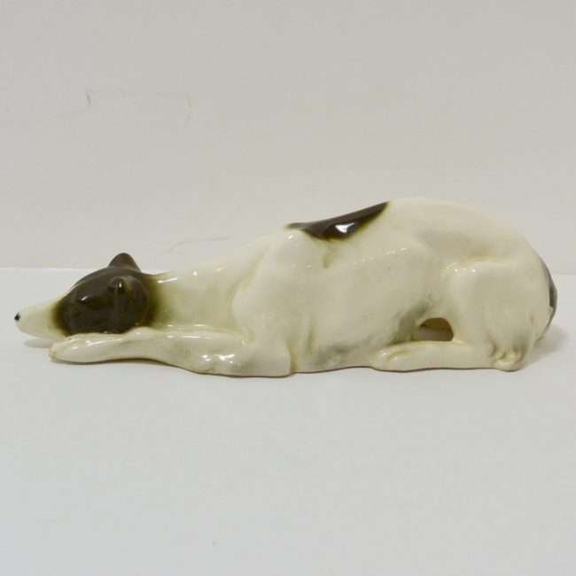 Vintage Borzoi Porcelain Figurine side1