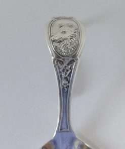 Antique Collie Dog Baby Spoon