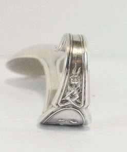 Sterling Silver Antique Collie Dog Baby Spoon 2