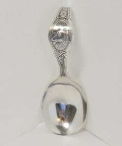 Sterling Silver Antique Collie Dog Baby Spoon 3
