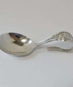 Sterling Silver Antique Collie Dog Baby Spoon side 3
