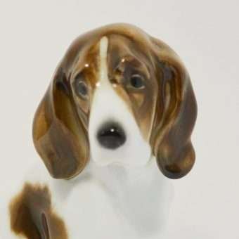 Vintage Karl Ens Hound Dog Figurine