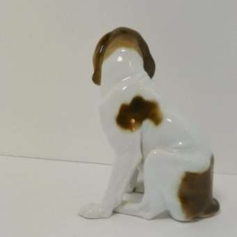 Vintage Karl Ens Hound Dog Figurine side 1
