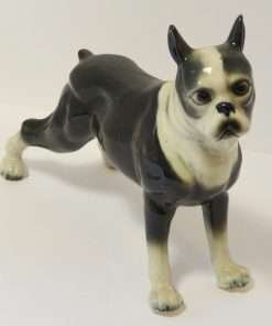Vintage Porcelain Boston Terrier Figurine