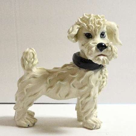 Vintage Poodle Ceramic Figurine-CRM-2749