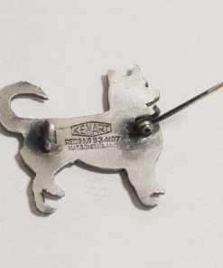 Vintage Chihuahua Pin Brooch back
