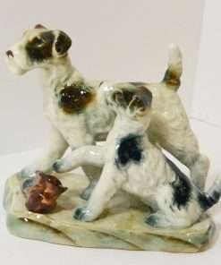 Occupied Japan Fox Terrier Figurine
