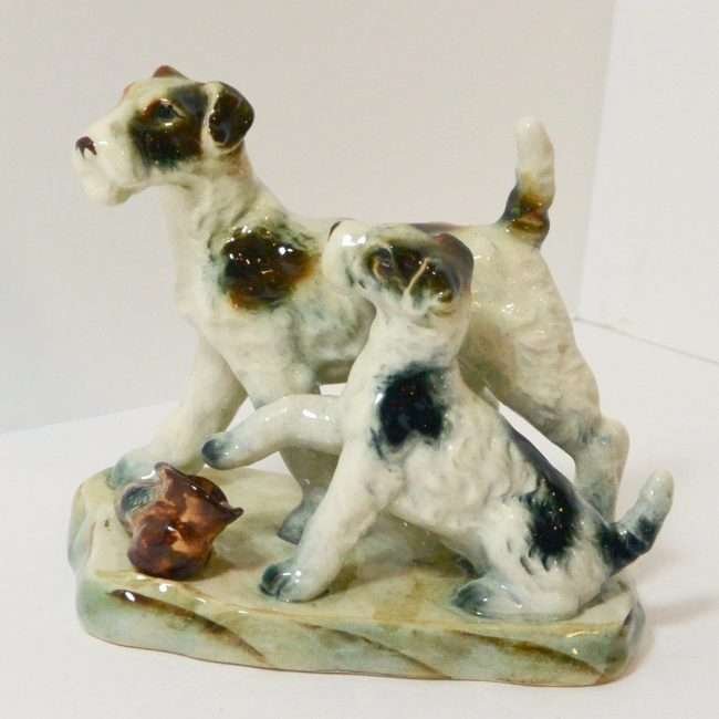 Occupied Japan Fox Terrier Figurine