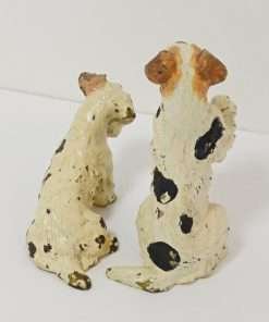 Cold-Painted Bronze Fox Terrier Back