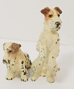 Cold-Painted Bronze Fox Terrier front