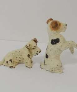 Cold-Painted Bronze Fox Terrier side 1