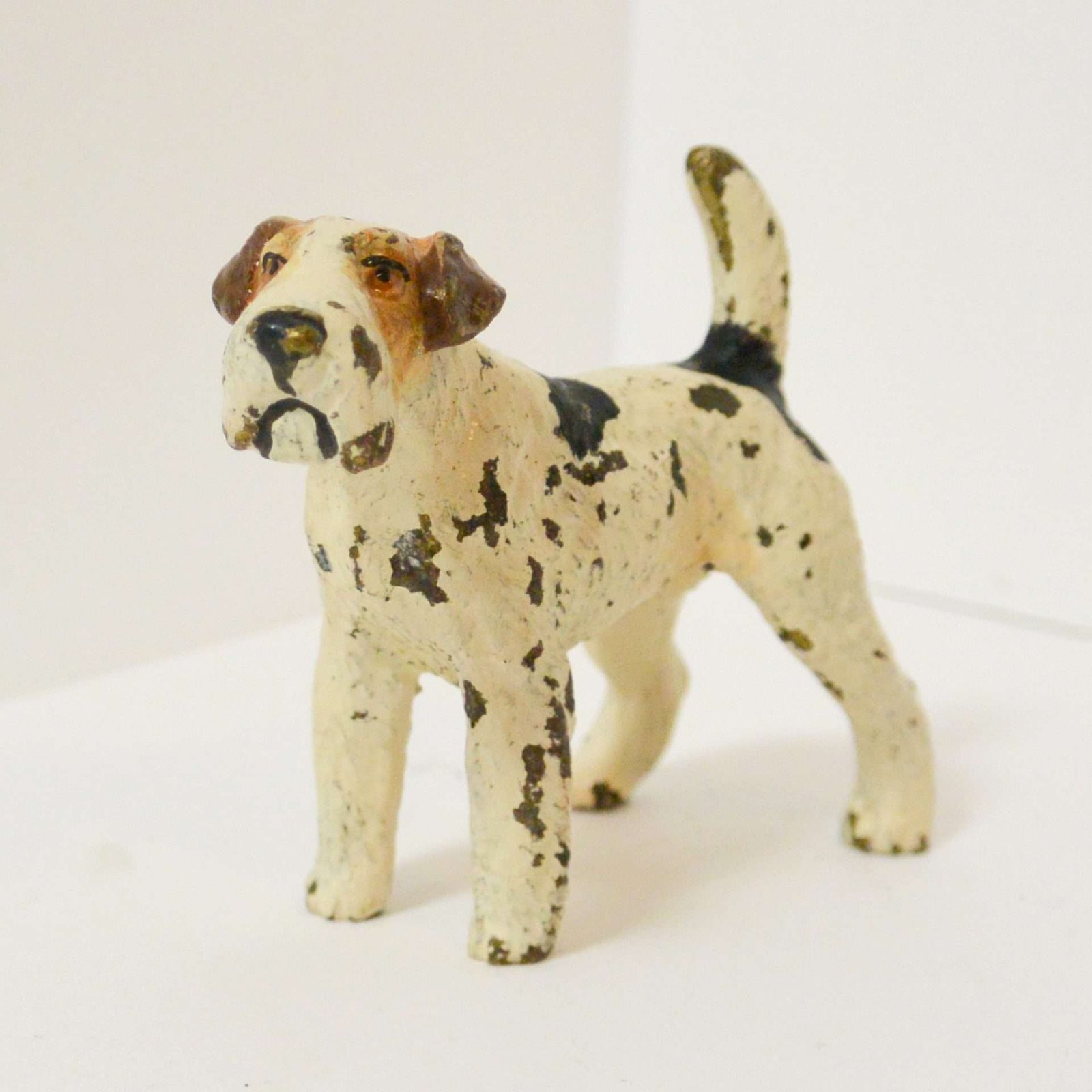 Miniature Cold-Painted Bronze Fox Terrier BRZ-2246