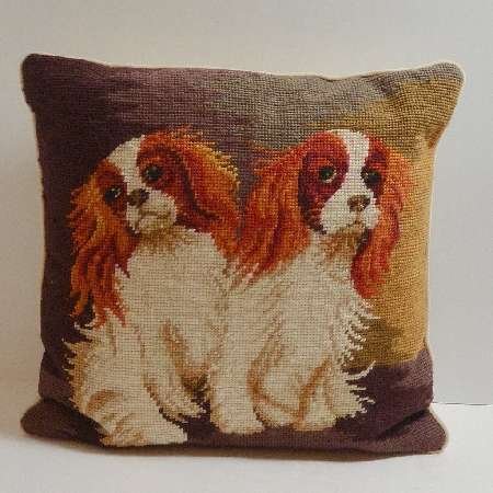 Cavalier King Charles Spaniel Textile Needlework-NWRK-2131