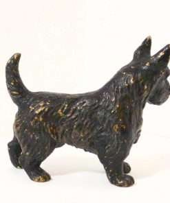 Cold-Painted Bronze Scottish Terrier Dog side 1