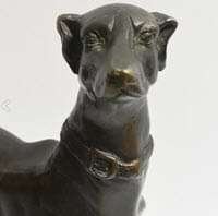 Bronze Dog Figurines and Statues - Old Friends