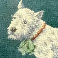 Dog Collectible Needlepoint and Textiles - Old Friend
