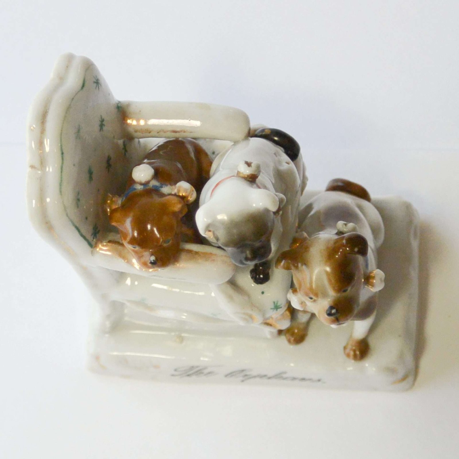 Porcelain Pug Dog Fairing c. early 1900's - Image 9