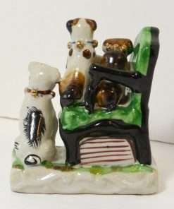 Porcelain Pug Dog Fairing Back