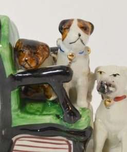 Porcelain Pug Dog Fairing Close