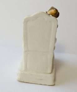 Antique Porcelain Pug Dog Fairing back