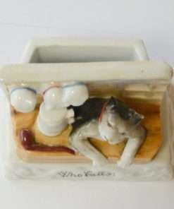 Antique Porcelain Dog Fairing top