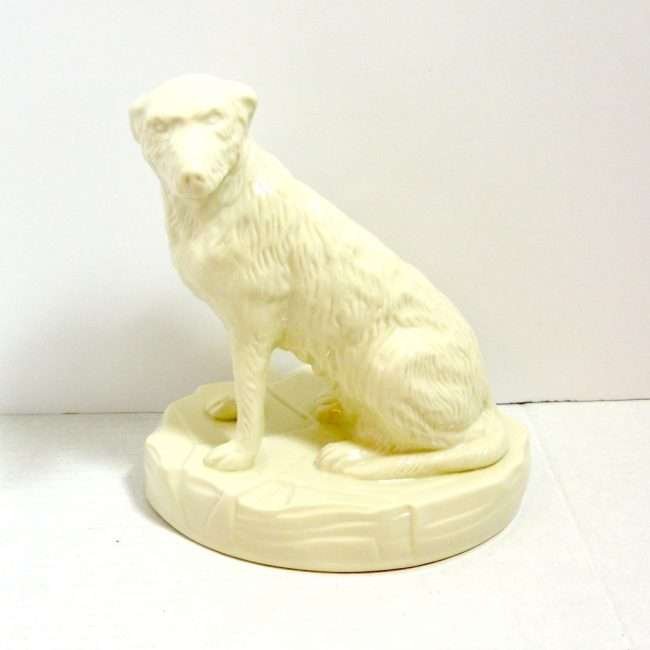White Belleek Irish Wolfhound 