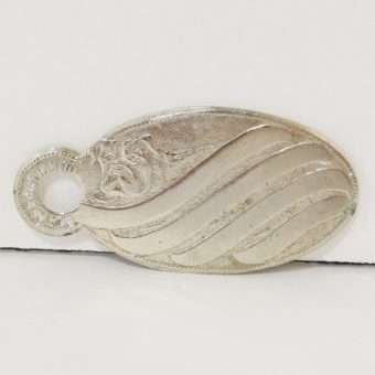 Vintage Bulldog ID Tag