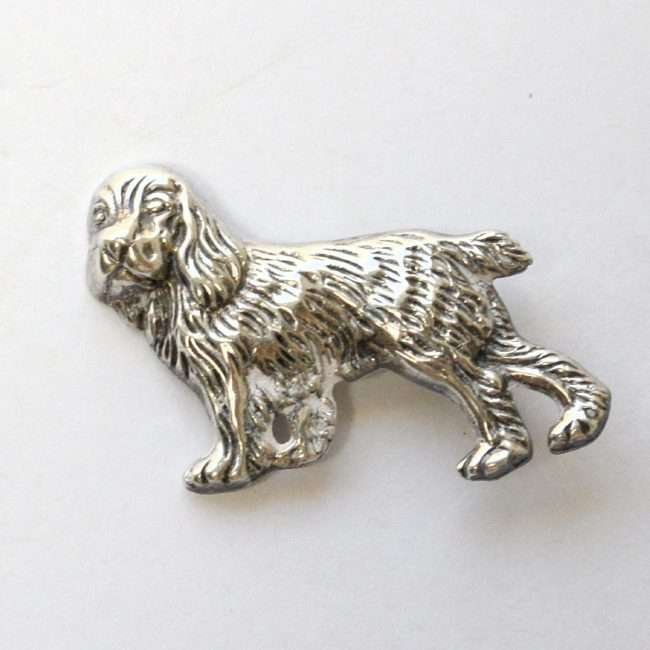 Vintage Sterling Cocker Spaniel Pin Full