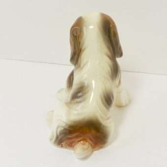 Goldscheider Porcelain Spaniel Pup Back