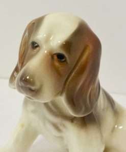 Goldscheider Porcelain Spaniel Pup Close