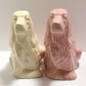 Vintage McCoy Cocker Spaniel Planters