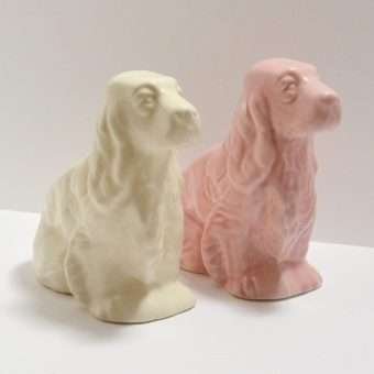 Vintage McCoy Cocker Spaniel Planters Full