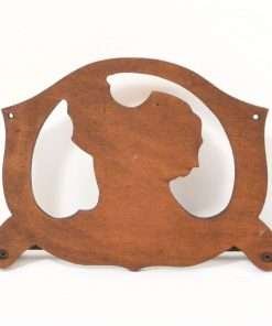 Vintage Terrier Pup Towel Rack Back