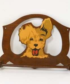 Vintage Terrier Pup Towel Rack