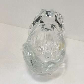Vannes Le Chatel Lead CrystkPekingese Dog Candy Dish Back
