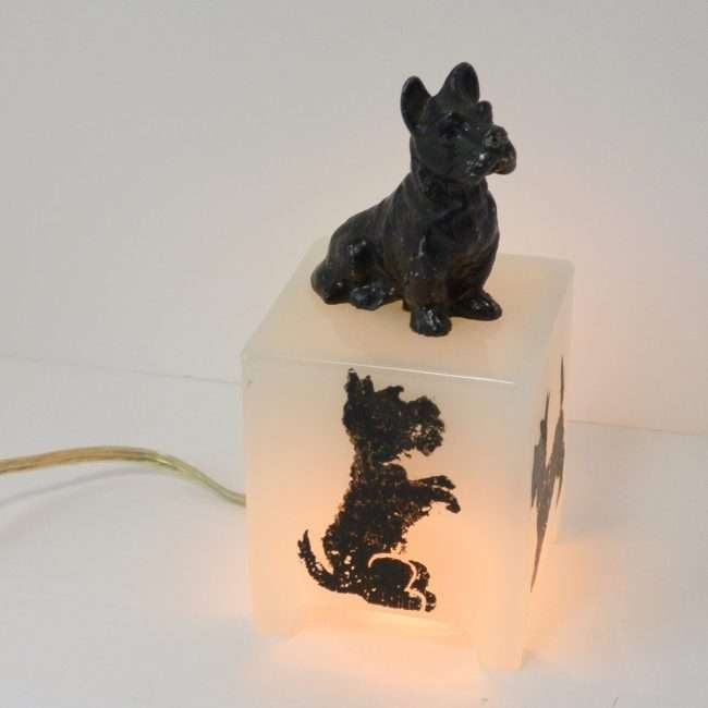 Art Deco Scottish Terrier Lamp 2