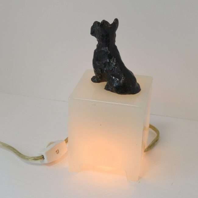 Art Deco Scottish Terrier Lamp 3